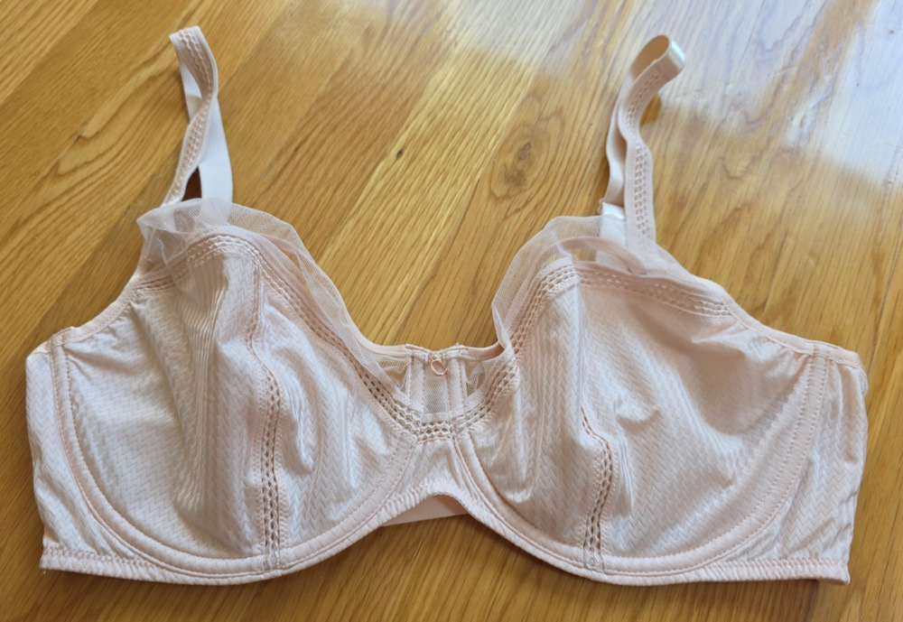 Chantelle C16G10 "Chic Essential" 3- Part Soft Cup Full Figure Bra Pink 40DD